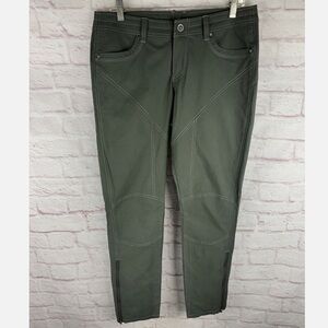 Kuhl Size 12 Green Inspiratr Ankle Zip Pants